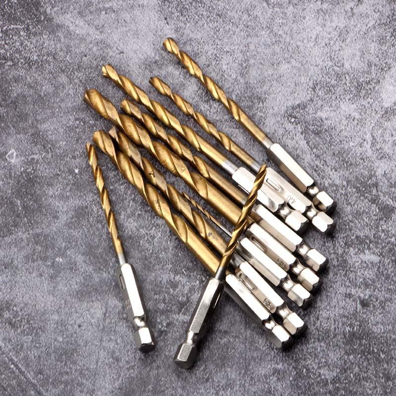 13件套六角柄麻花钻1.5到6.5mm 6