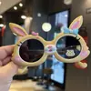 Orejas de Conejo Dulces Gafas de Sol Polarizadas para Niños Lindas para Salidas de Primavera Adorables Gafas de Sol de Princesa para Niños Conejito Pequeño Montura Suave Silicona