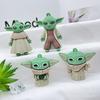 Cuatro Colgantes de Llavero de Muñeca Bebé Yoda de Star Wars para Amazon Colgante de Llavero Mandalorian