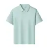 Uniformes de Trabalho Corporativos Masculinos e Femininos, Camisetas Polo de Verão Frescas para Team Building de Restaurantes e Supermercados, Camisas de Manga Curta com Proteção Solar e Logo Bordado