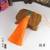Franjas para Chapéu Vazado DIY Artesanal Franjas para Roupas Tecidas Franjas de Nó Chinês Café Vermelho Vermelho Jujuba