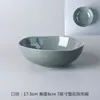 Tazón de cerámica creativo, tazón para el hogar, tazón para sopa, tazón para verduras, plato para sopa de fideos, plato para ensalada, tazón para refrigerios, tazón de red roja, tazón de color sólido