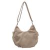 Bolso de Mujer Gran Capacidad 2024 Nuevo Pana Otoño e Invierno Casual Bolso Cruzado Combinable Clase Viajero Bolso Dumpling Moderno