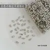 Rhinestones de Circonia Biselados de Fondo Plano 5A para Decoración de Uñas Mezcla de Mini Rhinestones Irregulares Decoraciones Blancas Súper Brillantes para Uñas Decoraciones de Rhinestone para Uñas Portátiles