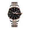 Reloj Patek 836 Resistente al Agua Luminoso Doble Calendario para Hombre Ultra Delgado de Cuarzo Estilo Coreano de Moda Tendencia Reloj para Hombre