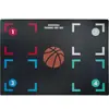 Tapete de Entrenamiento de Pasos de Baloncesto Transfronterizo Interior Control de Balón Auxiliar Tapete Aislante de Sonido Deporte Fitness Diatomeas Antideslizante