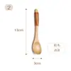 Cuchara de Madera de Loto Estilo Japonés con Alambre Enroscado Lacado Cuchara Doméstica de Madera Maciza Cuchara para Miel Café Helado Sopa Vajilla de Madera Personalización
