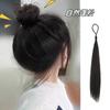 Libro Rojo Caperucita Mismo Autoviento Bollo para el Cabello Cabeza Redonda Peluca para Mujer Volumen Adicional Disco Esponjoso Bolsa de Cabello Tocado Peluca en stock