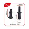 Dinghui Deflector Universal para Coche Clip de Parachoques Flecha de Fijación de Panel de Capó Sujetador de Empuje