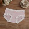 Roupa íntima feminina de Modal, Seda de Amora, Ácido Polilático, Parte de Baixo Sem Costura, Cintura Média, Respirável, Confortável, Roupa íntima Traceless para Meninas Estudantes