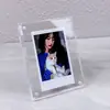 Pequeño expositor de tarjetas Polaroid láser álbum decorativo magnético lindo mesa mini display conmemorativo boda