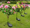 Lámpara Solar de Exterior Impermeable con Enchufe al Suelo, Nuevo Estilo, Girasol, para Césped, Decoración de Jardín, Luz de Ambiente para Paisaje