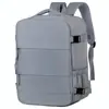 Mochila Nova Multifuncional Transfronteiriça em Cores Macaron com Compartimento para Sapatos, Bolsa de Viagem para Exterior com Logo Estampado