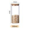 Frasco Sellado de Vidrio de Borosilicato Alto para Almacenar Snacks, Bote de Té a Prueba de Humedad, Botella para Almacenamiento de Granos, Sellado y a Prueba de Humedad