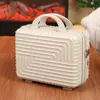 Maleta Retro Mini Estuche de Maquillaje Maleta Pequeña de 14 pulgadas Caja de Regalo Maleta de Cabina de 16 pulgadas Candado de Contraseña de Almacenamiento Estuche de Embarque