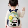 Nova Mochila de Jardim de Infância para Crianças, Mochila de Panda de Desenho Animado, Bonita e Leve, para Meninos e Meninas, Mochila Pequena de Bebê para a Escola