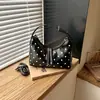 Bolso bandolera de moda estilo coreano para mujer, popular modelo nuevo, elegante y con estilo, popular bolso de hombro de lunares 2026