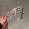 Pasador de Pelo con Borla de Campana de Diamante Azul para Mujer, Accesorio de Pelo Exquisito de Gama Alta, Pinza Lateral, Pasador de Pelo, Pinza BB Lateral de Estilo Antiguo