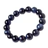 Pulsera de Piedra Ojo de Tigre Azul Natural para Hombres, Piedra Ojo de Tigre para Mujeres, Pulsera de Cristal para Parejas, Accesorios de Moda Modernos