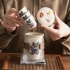 Año del Dragón Fabricante Juego de Té de Viaje Esmaltado Miel Una Tetera Tres Tazas Camping al Aire Libre Taza de Té Portátil Taza Rápida