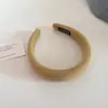 Faixa de Cabelo Esponjosa Colorida Tricotada Estilo Coreano Outono e Inverno Retrô com Aba Larga para Mulheres com Topo Alto do Crânio, Versátil Elegante, Presilha de Cabelo para Sair