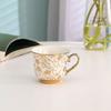 Juego de Taza y Platillo de Café de Porcelana Ósea Escandinava Taza de Agua de Cerámica para el Hogar Taza Creativa para el Desayuno Retro Europeo Afternoon Shihai