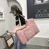 Bolsa de armazenamento de edredom em tecido Oxford móvel, bolsa de armazenamento de roupas, bolsa de armazenamento de viagem, bolsa de bagagem para viagem de negócios, bolsa de ombro para viagem