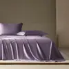 Sábana de una pieza de algodón egipcio de fibra larga de 100 unidades, funda de cama de satén de algodón puro de alta gama Clase A de alta densidad 500TC