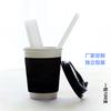 Pajita desechable de plástico transparente de 15 cm de grosor con forma de perla para batidos, leche, té y batidos.