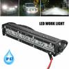 Luz de trabajo LED para coche directa de fábrica ultradelgada 18W 6 luces pequeña de una sola fila tira larga vehículo todoterreno/foco de red mediano