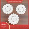 Fábrica em estoque seda de leite solúvel em água flor bordado DIY almofada de chá pêndulo disco almofada acessórios manuais