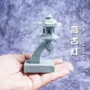 Aquário plantas aquáticas terrário tanque de musgo decoração paisagem lanterna de pedra japonesa ornamento de paisagem esconderijo de caverna para bonsai