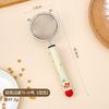 Cuchara Filtro Dopamina 304 Oreja Única Doble Oreja Colador Filtro para Leche de Soya Jugo Colador de Cocina Horneado Azúcar Glas Harina