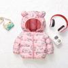 Comércio Exterior Roupas Infantis 2025 Primavera, Outono e Inverno Novos Casacos de Penas Infantis com Desenhos, Casacos de Algodão Infantis de Tamanho Pequeno e Médio, Casacos de Algodão para Meninos e Meninas