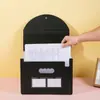 Carpeta de acordeón de plástico multicapa A4 de 25 compartimentos con cierre de tres lados, cordón y tapa abatible para almacenamiento de documentos de oficina, carpeta de archivos PP