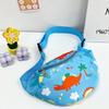 Bolso para niños, divertido y bonito bolso de cintura con diseño de dinosaurio, estilo coreano, pequeño bolso bandolera para bebés y niñas, monedero de un solo hombro.