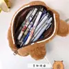 Estuche de Peluche, Capibara Lindo y Suave, Alto Valor Estético, Dibujo Animado Estilo Ins, Almacenamiento de Papelería de Gran Capacidad