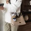 Bolso vintage de gamuza para mujer 2026 nuevo modelo bolso tote de gran capacidad bolso de hombro único tipo cubo bolso tote versátil para el día a día