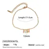 Pulsera Taina de Acero Inoxidable Europea y Americana Cadena de Lujo Ligero Gama Alta Flor Apilada Simple Cruz de Acero de Titanio Joyería de Mano Transfronteriza para Mujer