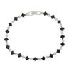 Ventas Directas de Fábrica Pulsera Cuadrada de Zirconio de una Fila de Nuevo Color Transfronteriza para Mujer Moda Europea y Americana Pulseras Creativas de Pedrería al por Mayor