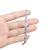 Venta al por mayor de fábrica Popular Pulsera de Ópalo Blanco Natural Plata S925 Incrustada Piedra Principal 5*7 Joyería de Lujo Venta Directa de Fábrica