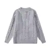 Vendedor Popular Transfronterizo Moda Cárdigan de Punto Trenzado con Media Botonadura Fábrica Puede Bordar Ropa de Punto para Hombre Ropa de Invierno