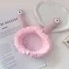 Diadema de Peluche de Caracol con Tentáculos Grandes, Linda Diadema para Lavarse la Cara y Maquillaje, Accesorio para el Cabello 3D