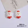 Desenho Natal Resina Pequenos Acessórios Artesanal DIY Decoração de Feriado Acessórios de Cabelo Capa de Celular Acessórios do Papai Noel Atacado