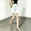 Falda Blanca Plisada para Mujer 2026 Verano Nueva Cintura Alta Adelgazante Diseño con Sentido de la Moda Estilo Extranjero Botón Falda de Línea A