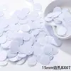 Lentejuelas Escama de Pez Redondas de Borde Redondeado de 8/15/25 mm Materiales Hechos a Mano DIY Vestido de Novia Vestido Ropa para Niños Lentejuelas