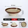 Cuenco de arcilla retro vintage de melamina, plato de hot pot antiguo de Chongqing, plato de panceta de cerdo estofada, cuenco para vino, vajilla de arcilla de imitación de porcelana