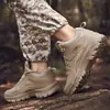 Temporada Nuevo Moda Calzado de Exterior para Hombre Talla Grande Zapatos de Senderismo Caña Media Zapatos de Senderismo Forestal para Hombre Zapatos Casuales
