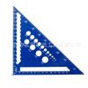 Nuevos productos transfronterizos transportador de triángulo aleación de aluminio métrico regla de triángulo carpintería ingeniero escuadra regla de medición