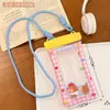 Bolsa Impermeável Original de Desenho Animado Tengyi para Natação e Rafting de Verão, Bolsa de Armazenamento e Proteção para Celular, Capa Flutuante com Airbag e Tela Sensível ao Toque